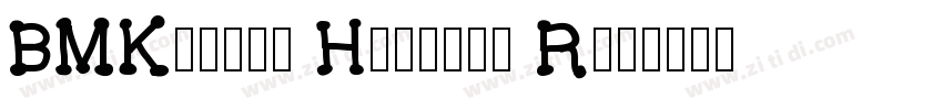 BMKirang Haerang Reg字体转换